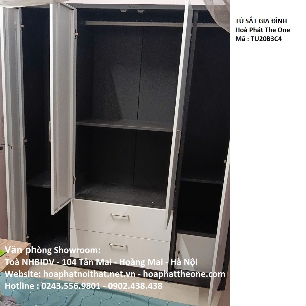Tủ sắt gia đình TU20B3C4 - Ảnh 6