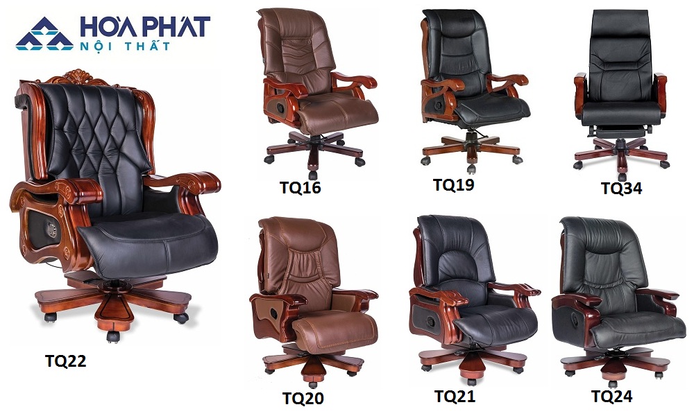 Mẫu ghế giám đốc cao cấp ngả lưng Hòa Phát