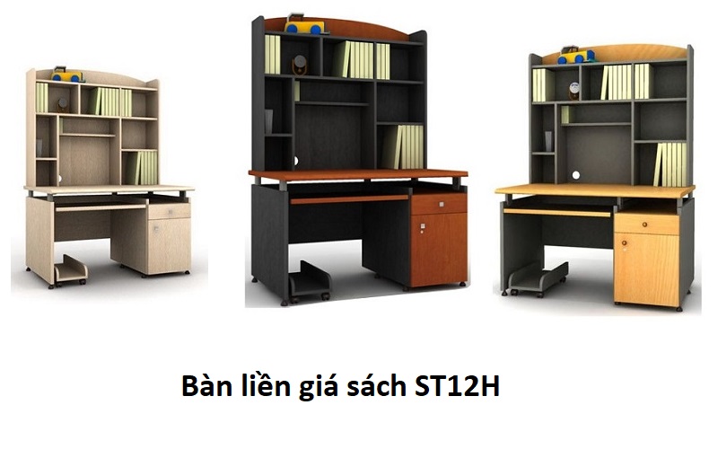 Bàn liền giá sách ST12H