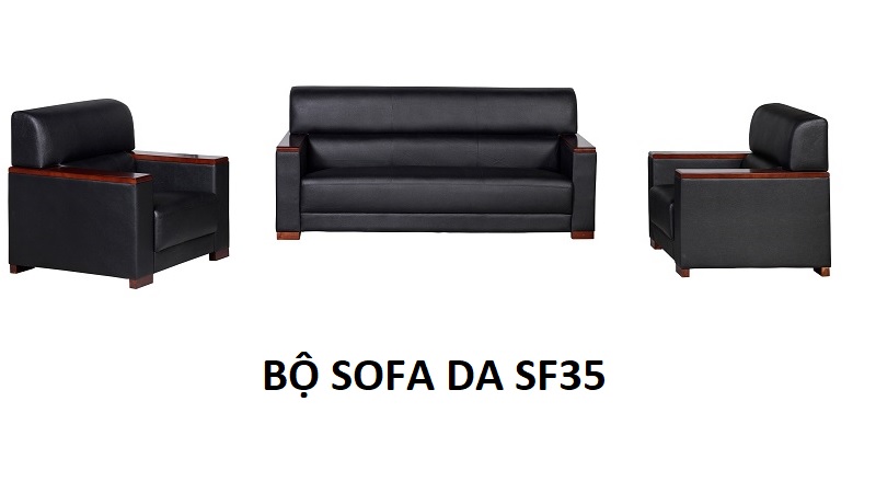 Ghế Sofa Da SF35 - Sofa Da Văn Phòng Hòa Phát - Nội Thất Hoà Phát