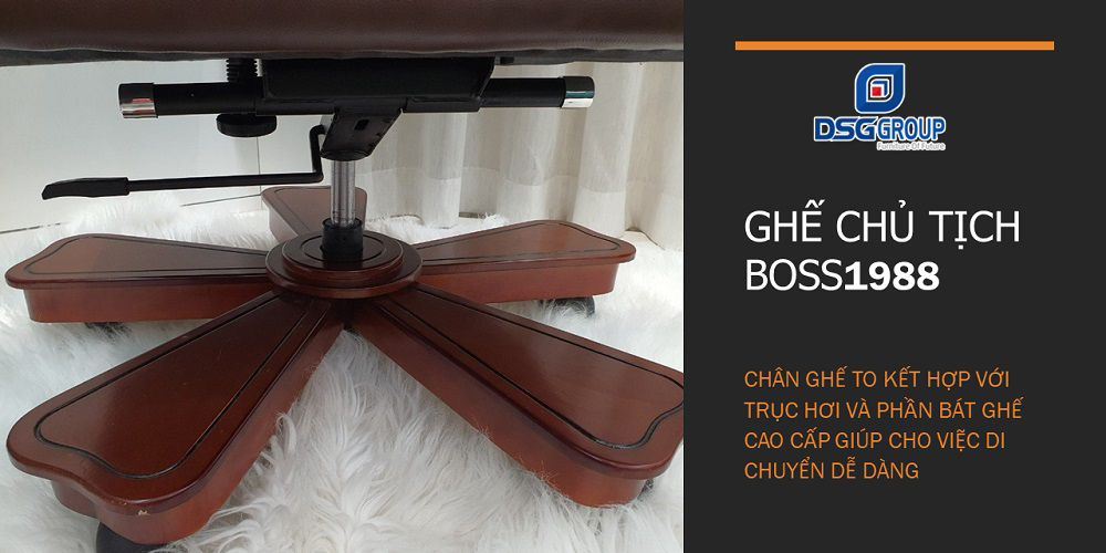 Ghế giám đốc chân xoay