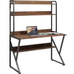 Bàn học liền giá sách BHS405