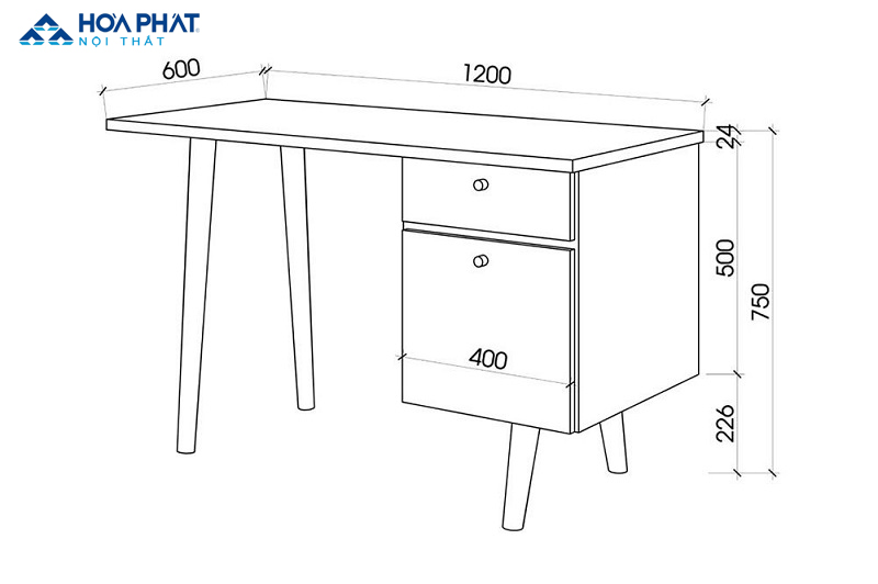 Kích thước bàn làm việc chuẩn