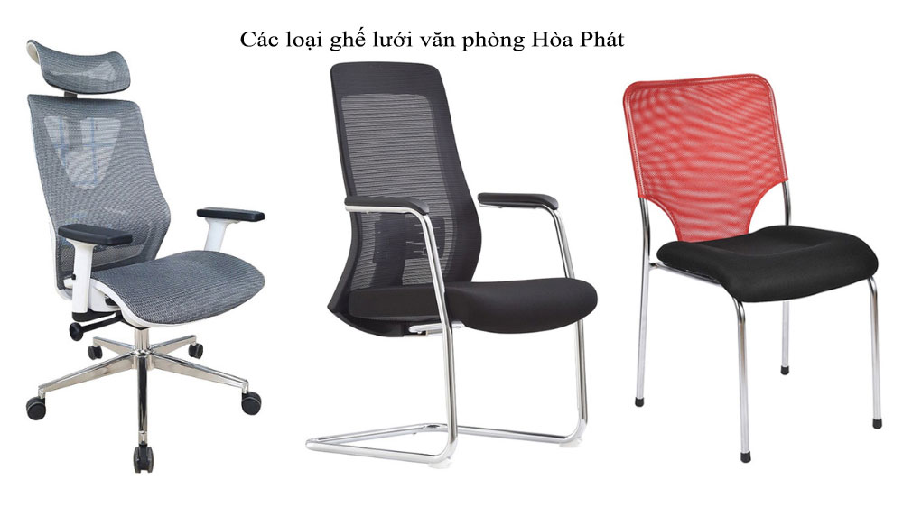 Lưu ý chọn chất liệu ghế văn phòng Hoà Phát