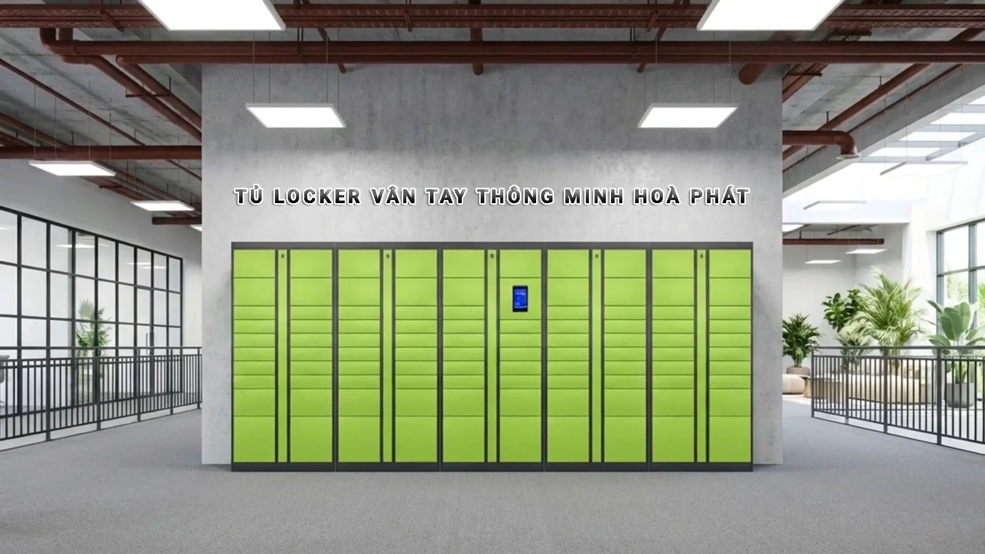 Tủ locker thông minh Hoà Phát