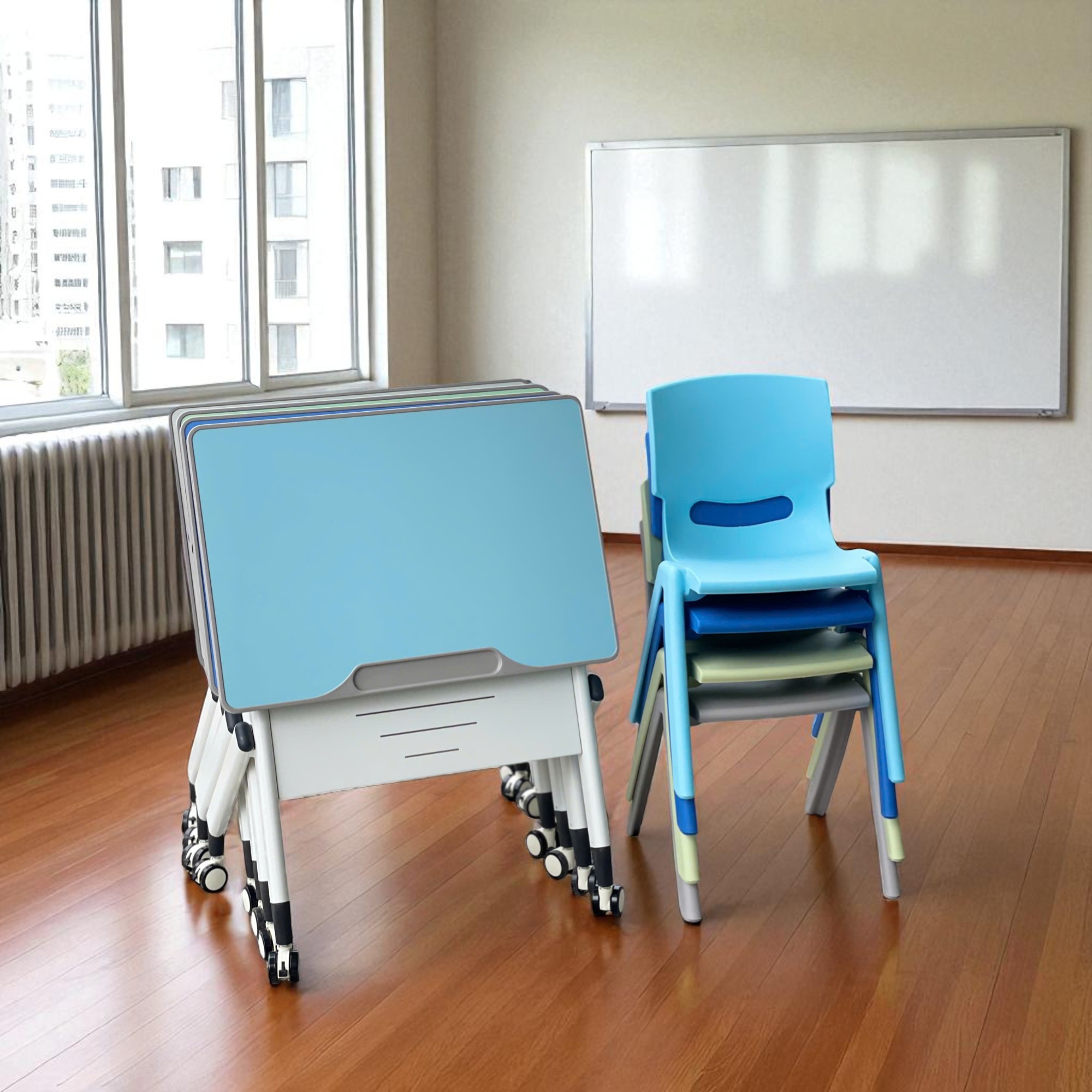 Bàn Gấp Gọn Chữ Nhật Đơn Có Viền BGG02 - Ảnh 12