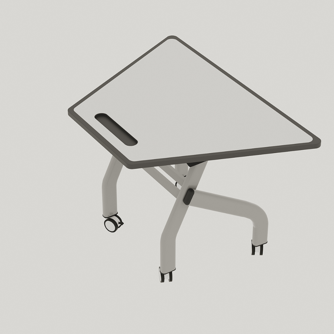 Bàn Gấp Gọn Hình Thang Bát Giác Plywood Đơn BGG09 - Ảnh 16