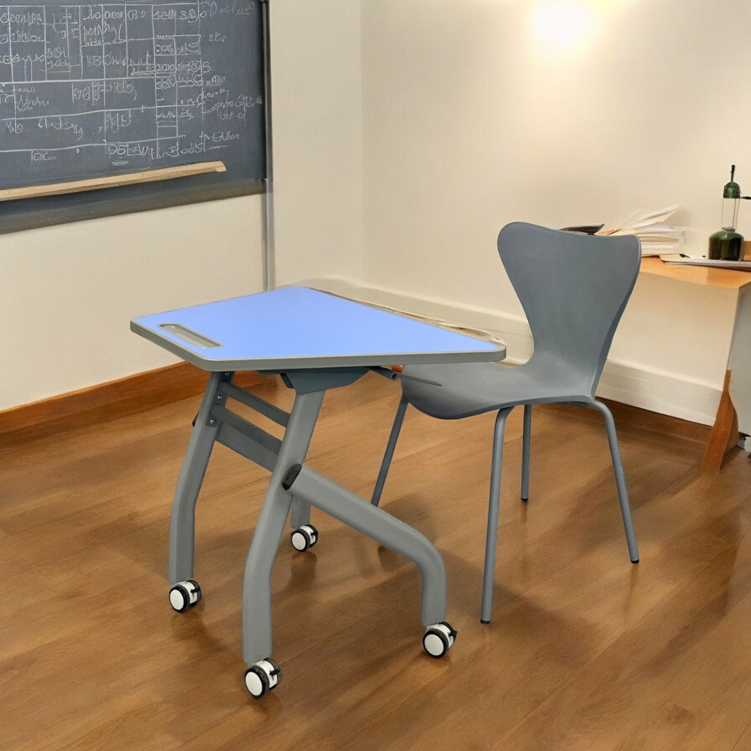 Bàn Gấp Gọn Hình Thang Bát Giác Plywood Đơn BGG09 - Ảnh 18