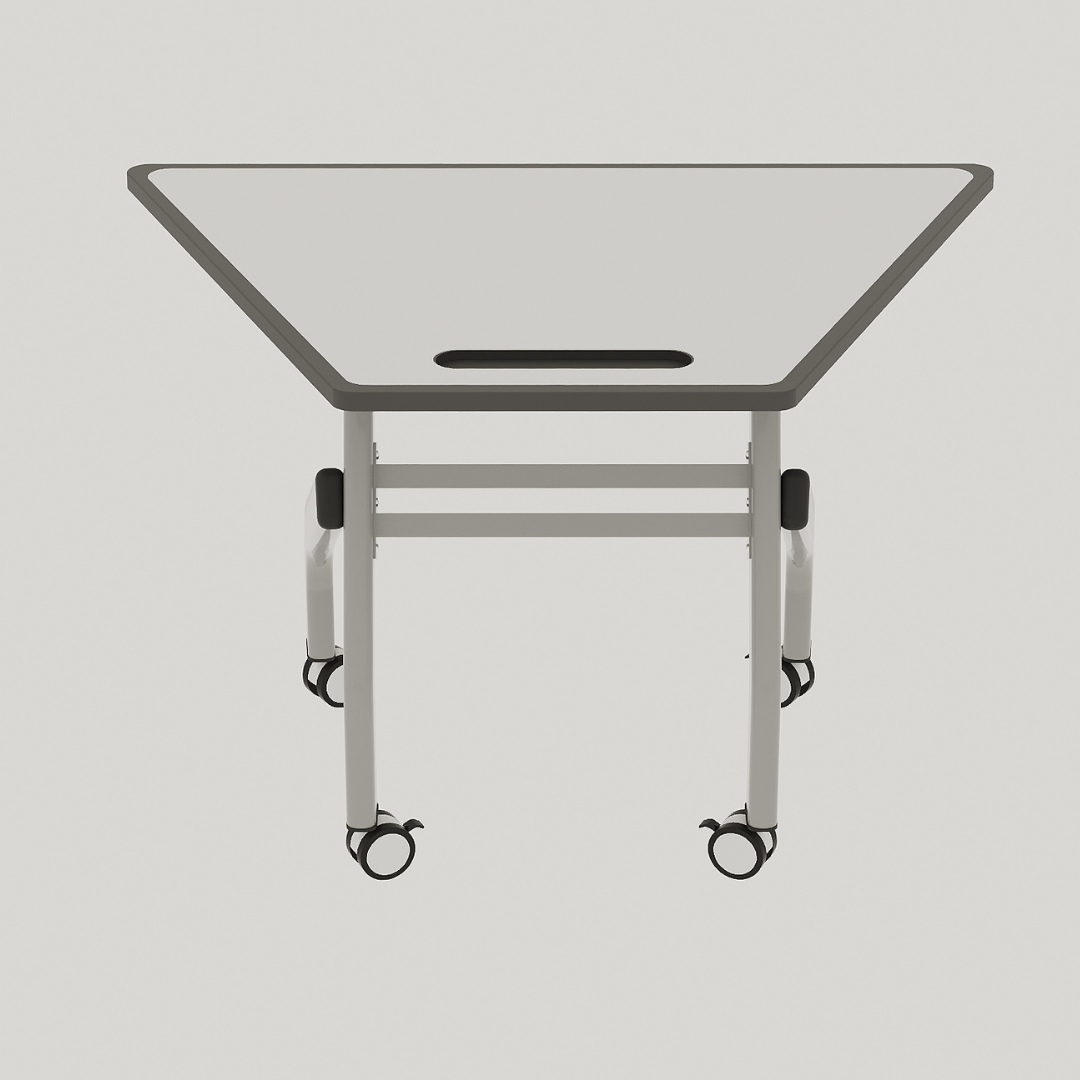 Bàn Gấp Gọn Hình Thang Bát Giác Plywood Đơn BGG09 - Ảnh 10